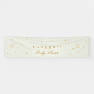 Baby Shower magische saliegroene sterren welkom Spandoek