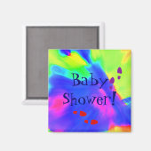 Baby shower magneet (Voorkant / Achterkant)