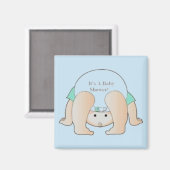 Baby shower magneet (Voorkant / Achterkant)