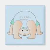 Baby shower magneet (Voorkant)