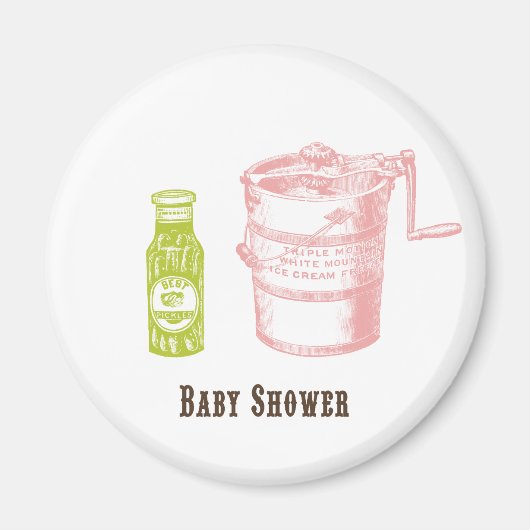 Baby shower Magnet (Voorkant)