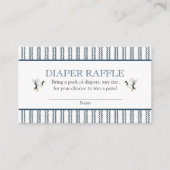 Baby shower Mallard Duck Diaper Raffle Insert Informatiekaartje (Voorkant)