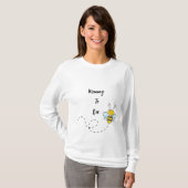 Baby Shower | Mammie tot bijen T-shirt (Voorkant volledig)