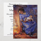 Baby shower, Man is in Zee Van Gogh Kaart (Voorkant / Achterkant)