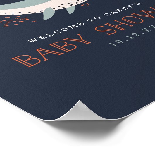 Baby shower Marine Life Welcome Print (Hoek)