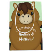 Baby shower medium cadeauzakje (Voorkant)