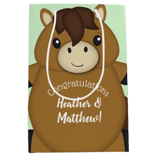 Baby shower medium cadeauzakje (Voorkant)