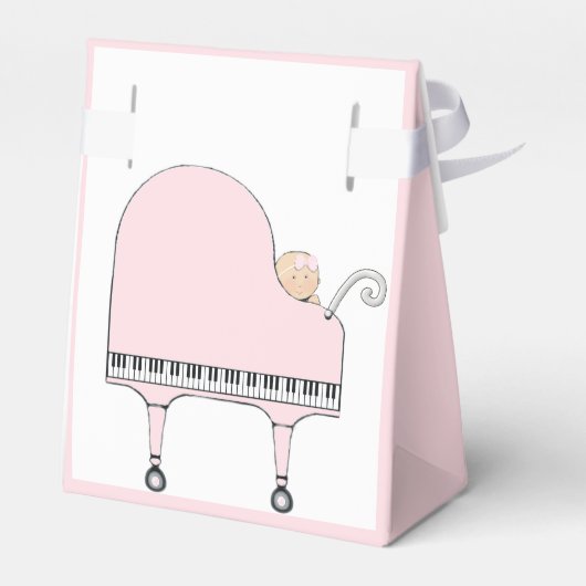 Baby Shower Meisje Bedankdoosjes (Achterkant)