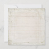 Baby shower Meisje BOHO Dream Catcher Wood Feather Kaart (Achterkant)