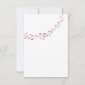 Baby shower Meisje Foto White Rose Wreate Kaart (Achterkant)