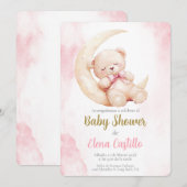Baby shower meisje in het Spaans Kaart (Voorkant / Achterkant)