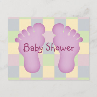 baby shower meisje kaart