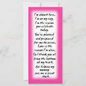 Baby shower meisje plaatste kaarten inspirerend ci (Voorkant)