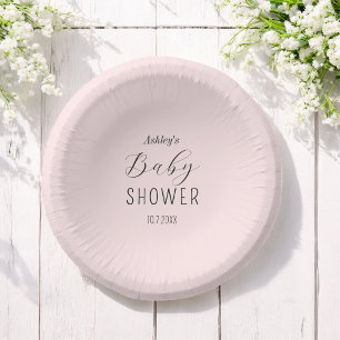 Baby shower Meisje Roze Elegant Paper Bowls Papieren Kommen
