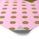 Baby shower meisjes TWINS, roze, elegant, 40x52 15 Poster (Hoek)