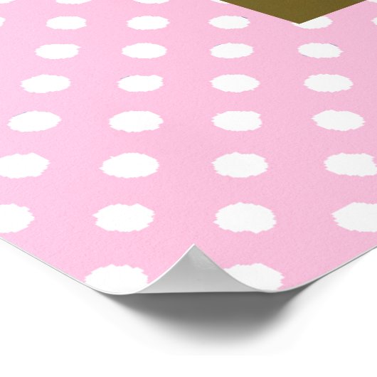 Baby shower meisjes TWINS, roze, elegant, 40x52 30 Poster (Hoek)