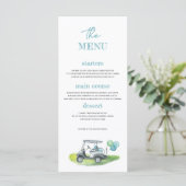 Baby shower menu (Staand voorkant)