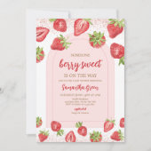 Baby Shower met Bessensmaak Kaart (Voorkant)
