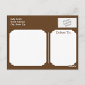 Baby shower met blauw geplakt Baby-olifant Briefkaart (Achterkant)