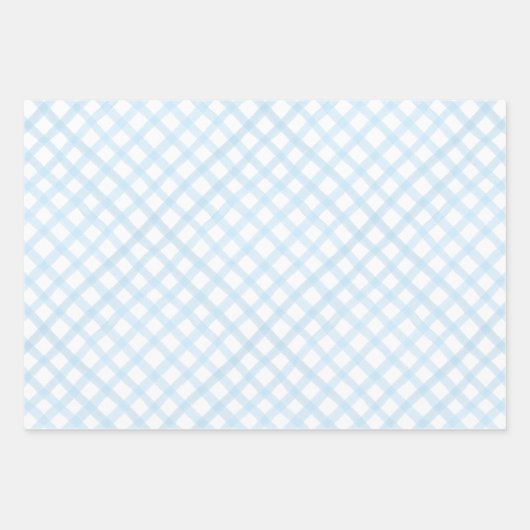 Baby shower met blauwe Rocking Horse Inpakpapier Vel (Voorkant 2)