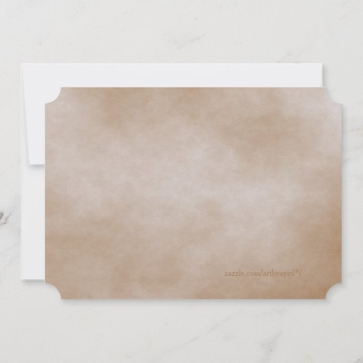 Baby shower met blauwe Rocking Horse Kaart (Achterkant)