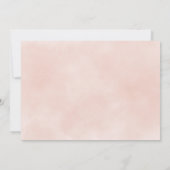 Baby shower met Blush-ballon en Sparkles Kaart (Achterkant)