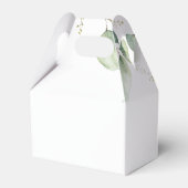 Baby shower met botanische Eucalyptusgriep Bedankdoosjes (Achterkant)