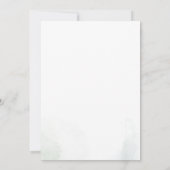 Baby shower met botanische Eucalyptusgriep Kaart (Achterkant)