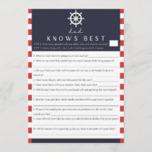 Baby shower met coden Papa kent best game Nautical