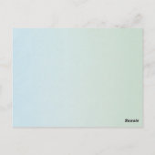 Baby shower met de Sleeping Baby Elephant Briefkaart (Achterkant)