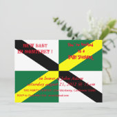 Baby shower met de vlag van Monterey City Kaart (Staand voorkant)