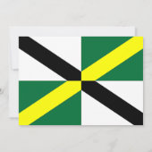 Baby shower met de vlag van Monterey City Kaart (Achterkant)