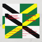 Baby shower met de vlag van Monterey City Kaart (Voorkant / Achterkant)