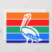 Baby shower met de vlag van Sint-Petersburg Kaart (Achterkant)