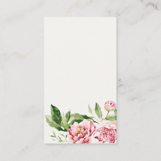 Baby shower met de zachte, vlinderpenseeltoneelsch informatiekaartje (Achterkant)