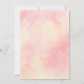 Baby shower met deankyou card kaart (Achterkant)