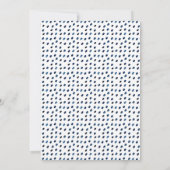 Baby shower met dubbele Baby en bloemen Kaart (Achterkant)