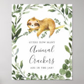 Baby shower met een groot aantal dierenartsen poster (Voorkant)