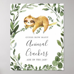 Baby shower met een groot aantal dierenartsen poster
