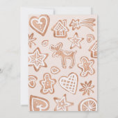 Baby shower met een klein koekjeskoekje voor de wi kaart (Achterkant)