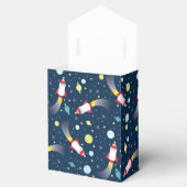 Baby shower met flesje met buitenkant bedankdoosjes (Geopend)