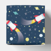 Baby shower met flesje met buitenkant bedankdoosjes (Bovenkant)