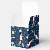 Baby shower met flesje met buitenkant bedankdoosjes (Geopend)