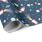 Baby shower met flesje met buitenkant cadeaupapier (Rol Hoek)