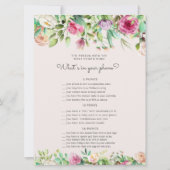 baby shower met gekantelde touwkaartje (Voorkant)