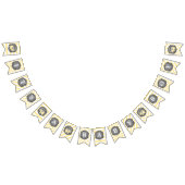 Baby shower met gele olifant Bow-stropdas Vlaggetjes (Alle)