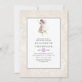 Baby shower met gloeiend vet kaart (Voorkant)