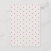 Baby shower met handgetekende passie voor luier- e informatiekaartje (Achterkant)