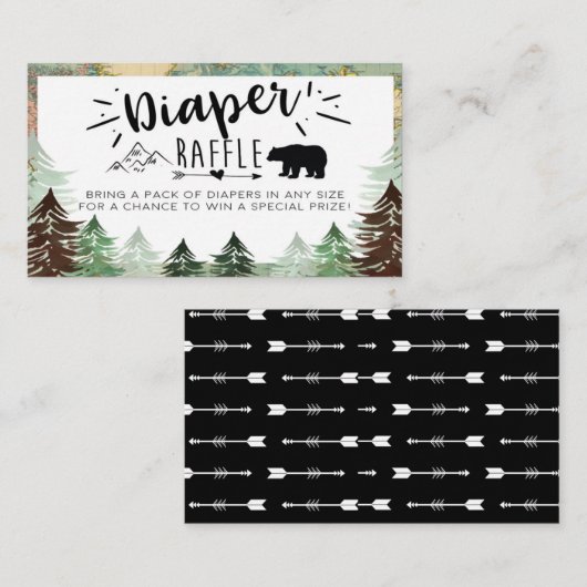 Baby shower met het grootste avontuur, luidere Raf Informatiekaartje (Voorkant / Achterkant)