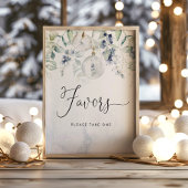 Baby shower met kerstboringen voor het Poster